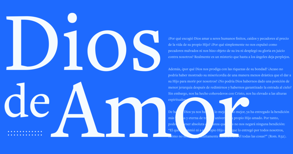 ¿Alguna vez te has puesto a pensar en el misterio de un amor tan grande? ¿Por qué el mayor amor de Dios no les fue otorgado a los ángeles fieles que nunca pecaron y que durante siglos se han mantenido fieles para amar y adorar al Dios que los creó? En resumidas cuentas, ¿por qué Dios nos ama, y por qué pagó un precio tan alto para demostrarnos su amor? Francamente, la respuesta todavía está envuelta en misterio y es una maravilla inmensa, incomprensible.